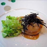 ガストロノミー ジョエル・ロブション - ラングスティーヌ　ラビオリにし　ちりめんキャベツとフレッシュトリュフを添えて