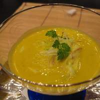 なだ万 ザ・プリンス箱根店 - かぼちゃの冷静スープです