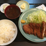 とんかつ太郎 - ロースカツ定食 1,150円