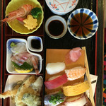やま咲 - いろどり寿司膳1880円＋税