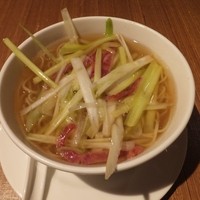 中国薬膳料理 星福 - 2015.02.21撮影
                葱つゆそば