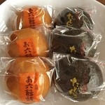 お六饅頭(86円)×３個・たどんこ(86円)×３個