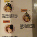 麺匠ことぶき - 麺匠ことぶき メニュー３