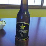 まずはビールで乾杯