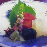 人形町今半 - 鮪と平目のお造り