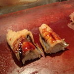 鎌寿司 - 「穴子」を２つ切りは江戸前流