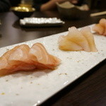 心粋厨房 獬 - 刺盛り（天然カンパチ・クエ・白甘鯛）