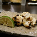 心粋厨房 獬 - トラフグの白子塩焼き