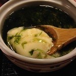Kappou Takahashi - 茶碗蒸し青のりあんかけアップ