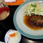 とんかつかつ屋 - ハンバーグ定食 650円(ランチ)