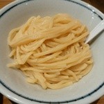 蕾 - 【2016.2.22(月)】本日の煮干しつけ麺(並盛・200g)850円の麺