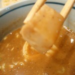 蕾 - 【2016.2.22(月)】本日の煮干しつけ麺(並盛・200g)850円のチャーシュー