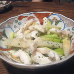 葡呑 - マンボー腸アスパラ炒め