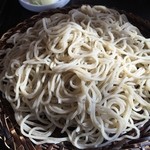 蕎麦専門店 愉庵 - 「抜き」せいろは黒いざるで