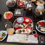 芦ノ牧グランドホテル - 夕食全景