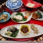 芦ノ牧グランドホテル - 前菜と蓋物