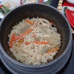 芦ノ牧グランドホテル - 飯物のとり釜飯