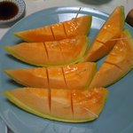 黄金寿司 - デザートの夕張メロン