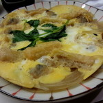 元祖立ち飲み屋 - あさりと揚げの卵とじ￥280円