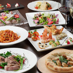 PESCA - 贅沢なパーティー『5,500円コース』和牛のステーキ＆パイッツァ、鱧とカラスミパスタ（飲み放題付7,000円）