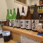ささき - 日本酒も豊富です♡
