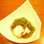 大むら - お通し(タコの酢の物）