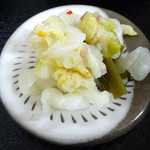 Rokanta - 「モーニングごはんセット」白菜の漬物