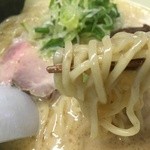 らーめん 会 - 豚鶏節らーめん 麺UP
      2016.2.22 Mon.