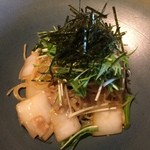 ラディッシュ - 白菜と菜の花と豚バラの和風しょうゆパスタ（2016年2月）