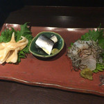 JapaneseBarKATSU - H28.01.23 お刺身２点盛り