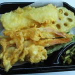ほっともっと - 料理写真:海鮮天丼<税込>490円 ※開封後(2016.02.21)