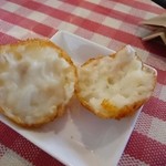 ハンバーグレストランHACHI - クリームコロッケ・2個(208円) 断面