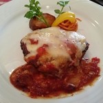 ハンバーグレストランHACHI 名取本店 - 35年目のイタリア風ハンバーグ(1250円)