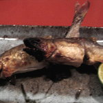 琵琶湖産鮎の塩焼き