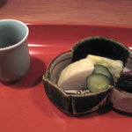 祇園 大渡 - 香の物とちりめん山椒