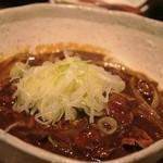 鮮魚と串揚げ なだ飯家 - もつ煮込みカレーうどん