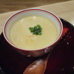 小料理 すず乃 - 海老のビスクの茶碗蒸し