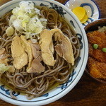 といや - 肉そば＋ミニかつ丼のセット