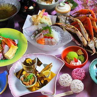 Local production for local consumption! Enjoy seasonal ingredients from Okayama Prefecture★Seafood and Meat Dishes from the Setouchi Inland Sea are also available.