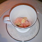 エル ブランシュ - 今日のアミューズ　フォワグラと福井産の甘海老