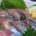 はしまや - 料理写真:釣り鯖の刺身、最高です！