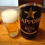 双葉食堂 - ビール  大瓶  550円