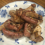 もつ焼き ねぎぼうず - H28.02.03 ガツ焼(サービス)