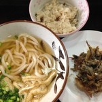讃岐うどん河野 - 京夏終空さんおすすめ(？)三位一体セット