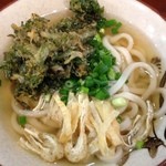 讃岐うどん河野 - 私はこのバージョンも好き(この時は春菊)