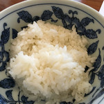 和庵 - ランチの白ご飯