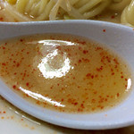 喜八 - H28.01.30 味噌ラーメン 中盛 中辛スープ