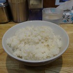 横浜家系 侍 - 「横浜家系　侍」デフォルトライス50円(税込み)