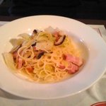 ダルクオーレ - パスタ：キャベツとベーコンのオイルパスタ