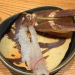 かま田 - カニ刺し